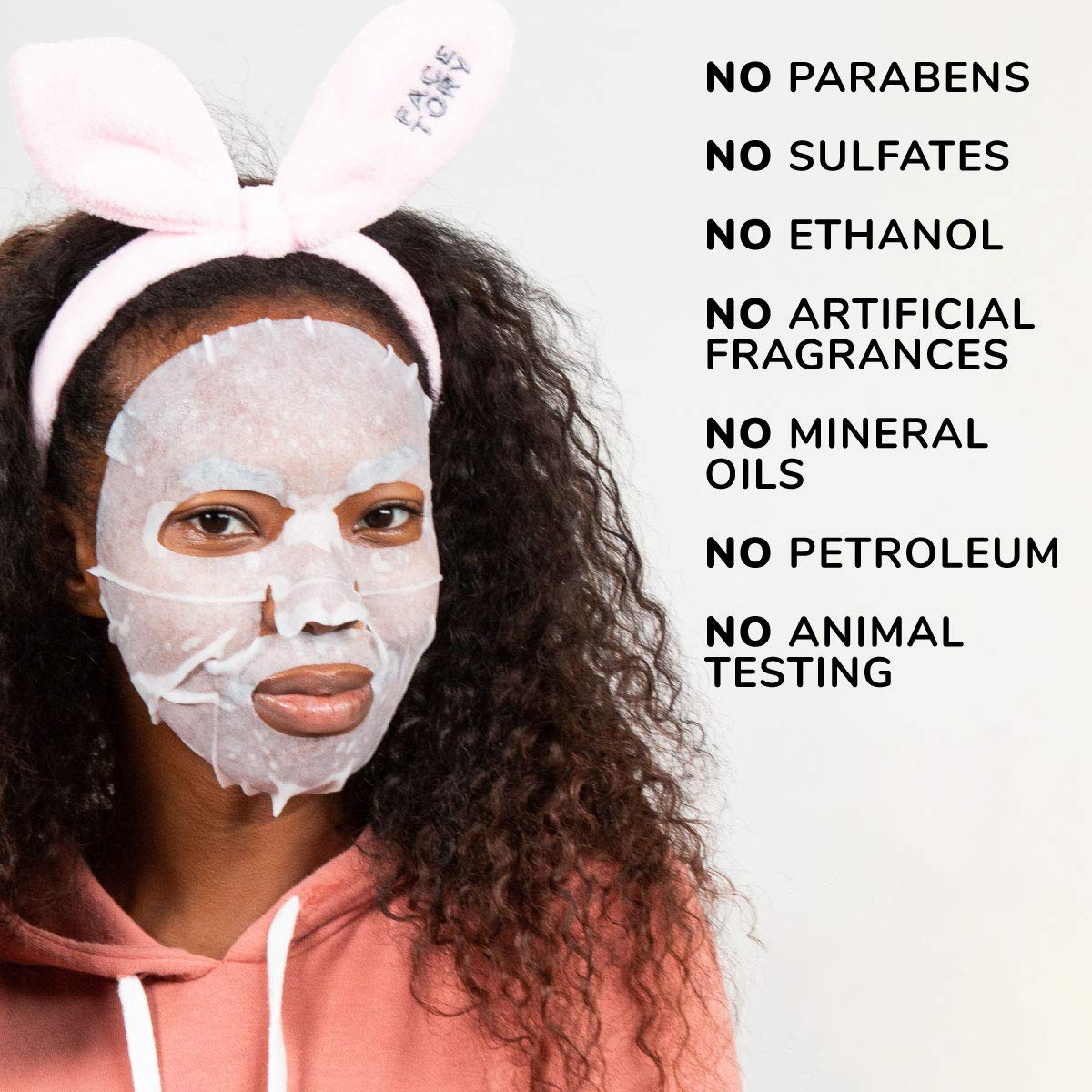 FACETORY K Beauty Face Mask Skin Care - Everyday LEMON Brightening Sheet Mask | Plant-Based with Lemon Extract (10 Pack)