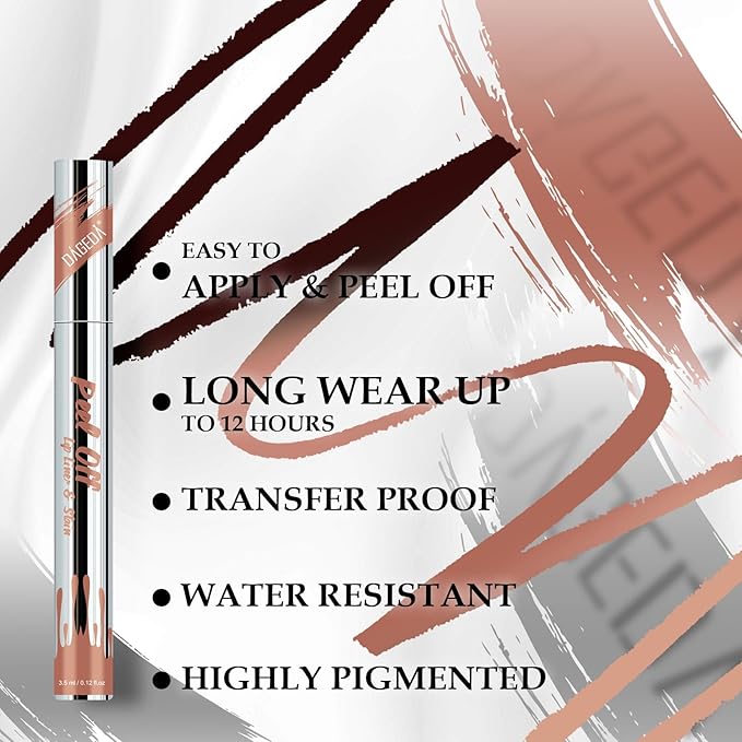 DAGEDA Peel Off Lip Liner Stain, Tattoo Lip