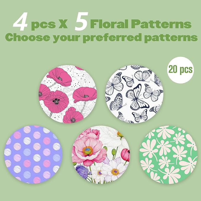 G7 Over Patches 20 Pack Waterproof Adhesive Patch for Dexcom G7 & Stelo CGM Tape Non-Glue Central Stelo Overpatch Hypoallergenic & Latex-Free Long Stay for 15 Days