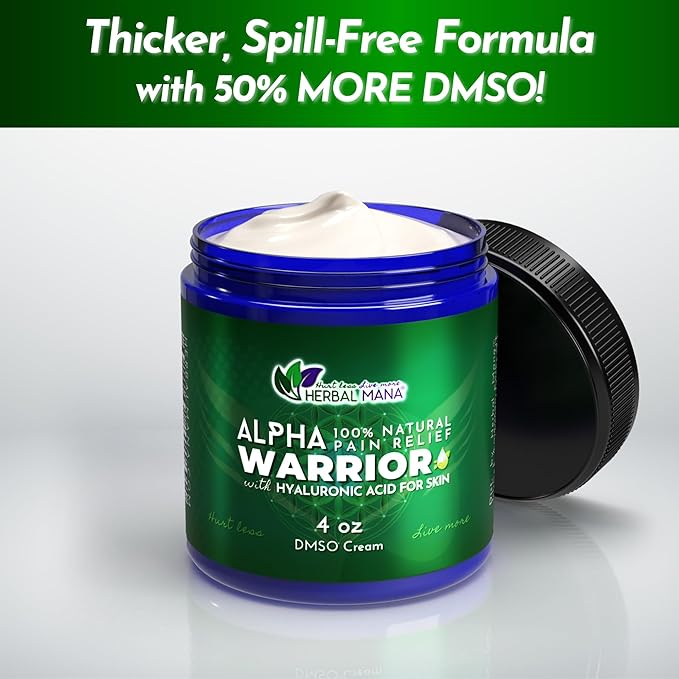 Herbal Mana Alpha Warrior | DMSO Cream for Joint & Muscle Recovery