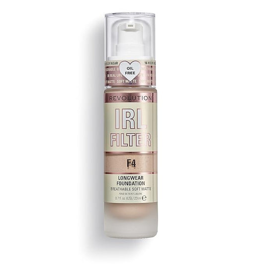 Revolution Beauty, IRL Filter Longwear Foundation, Soft &