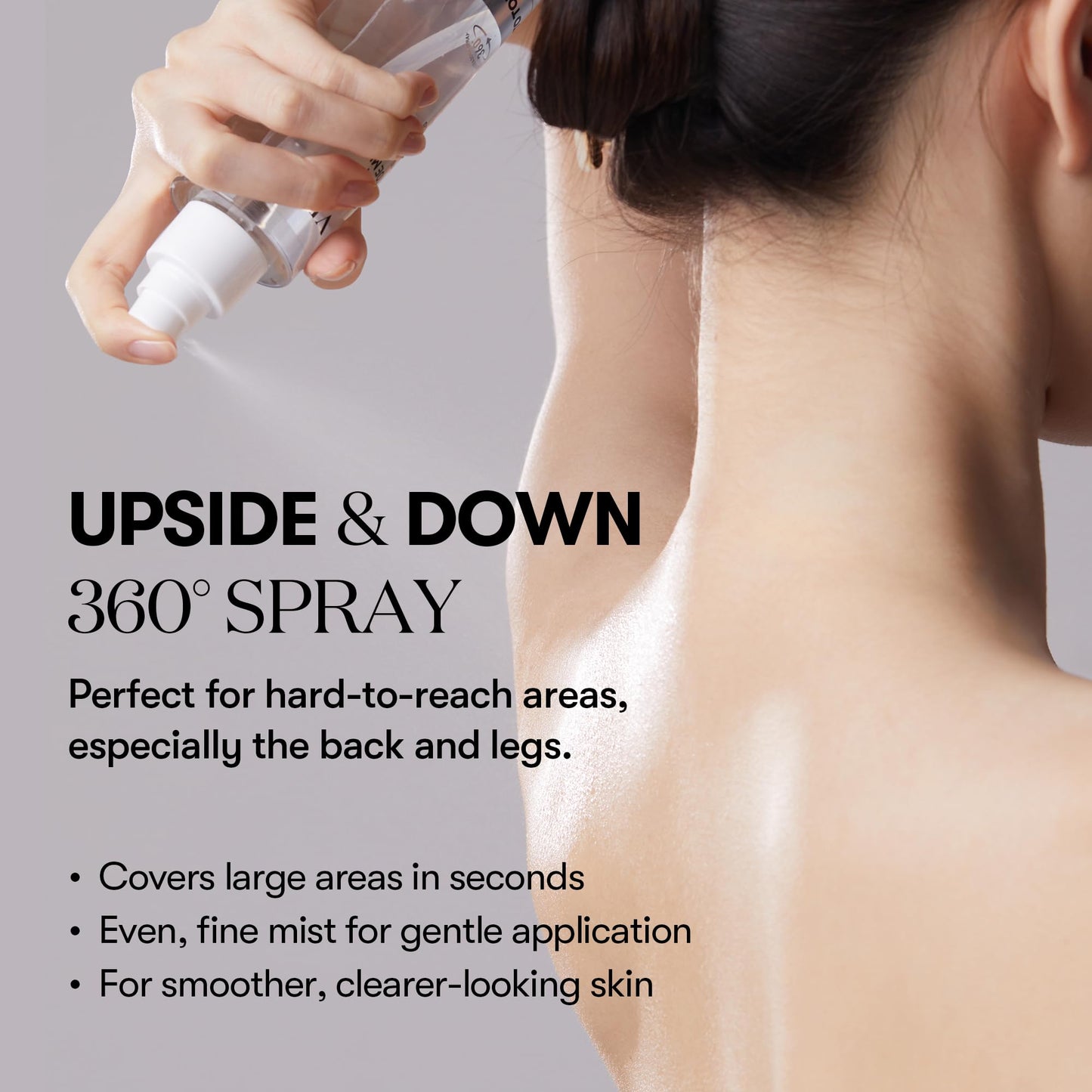 VT COSMETICS 7% Glycolic Acid Reedle Shot Head-to-Toe Mist with Niacinamide, Exfoliating Spray for Bumpy & Strawberry Skin, Dark Spots, Skin Texture, Keratosis Pilaris, Korean Skincare (4.05 fl oz)