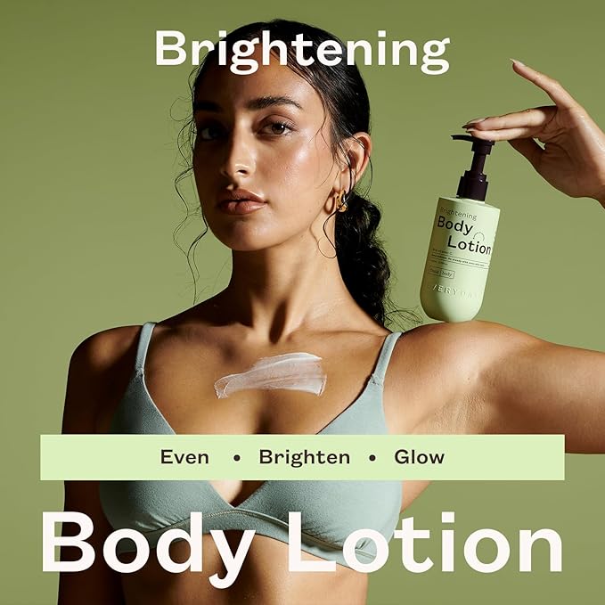 frank body Brightening Body Lotion | With Vitamin C, Kakadu Plum & Vitamin B5 | Evens Tone, Brighten Dark Spots & Hyperpigmentation | Vegan & Cruelty Free | Bamboo & Camellia Scent | 250ml /8.45 fl oz
