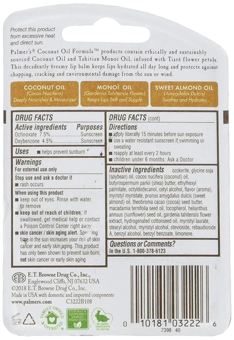 Palmer's Coconut Oil Lip Balm SPF