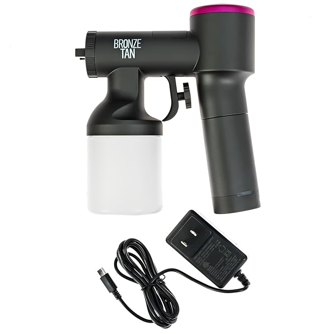 Cordless Spray Tan Machine - Portable and Rechargeable Spray Tan Gun for Salon and Home Use - Lightweight Airbrush Tanning Machine With Even Coverage Sunless Tan Technology by Bronze Tan