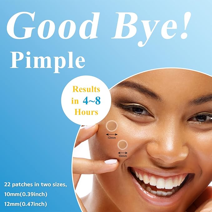 PUREDERM Trouble Clear Spot Patch - Acne Patches for Blemish Care - Reduces Redness & Protects Skin - Scar Prevention