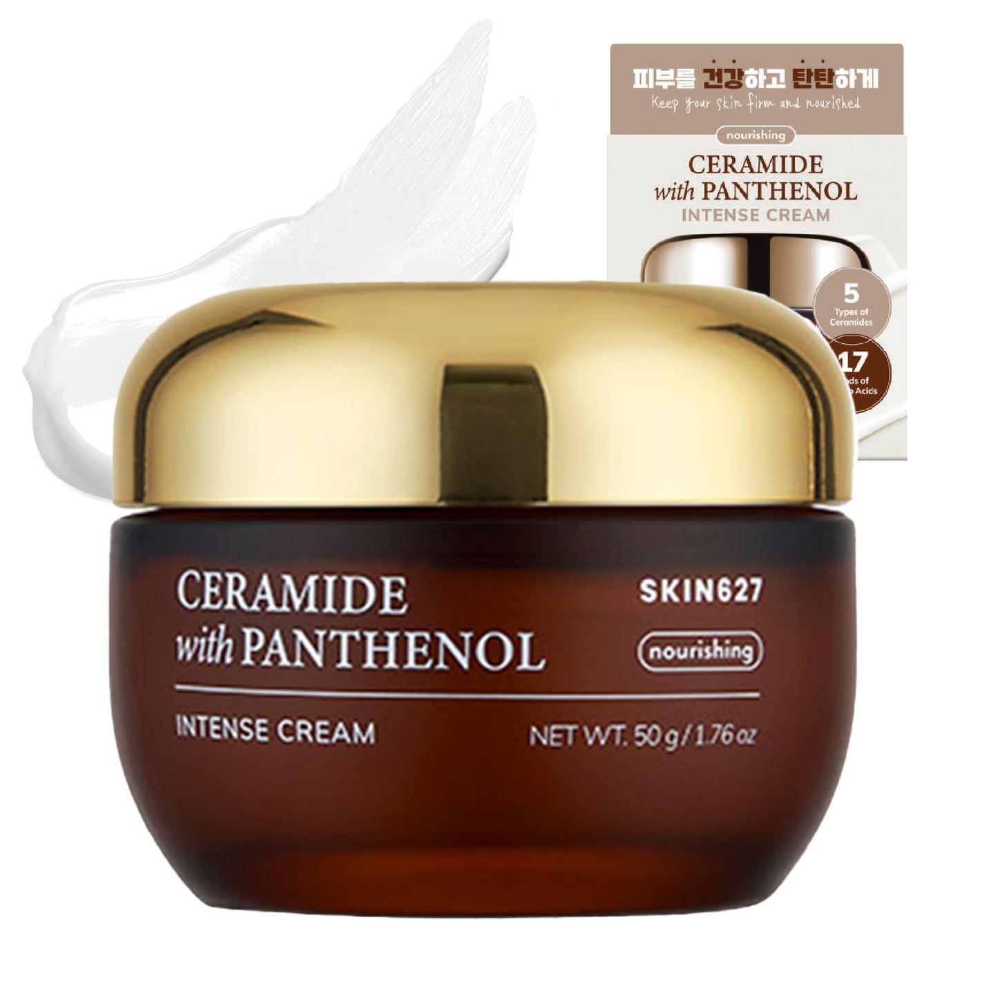Innerest SKIN627 Daily Face Moisturizer, Face Cream, Facial Cream 1.76 oz Korean Skin Care Korean Moisturizer (Ceramide with Panthenol)