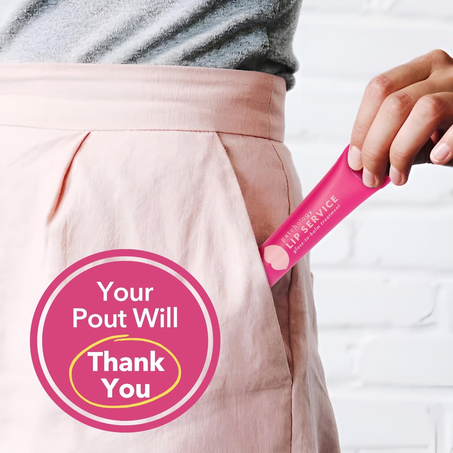 Patchology Lip Gloss for Women - Glossy, Clear Shine Hydrating Lip Balm with Aloe, Honey, Goji Berry Oil - Moisturizing Lip Treatment for Dry, Cracked Lips - Light, Clean for Soft, Smooth Lips (15ml)