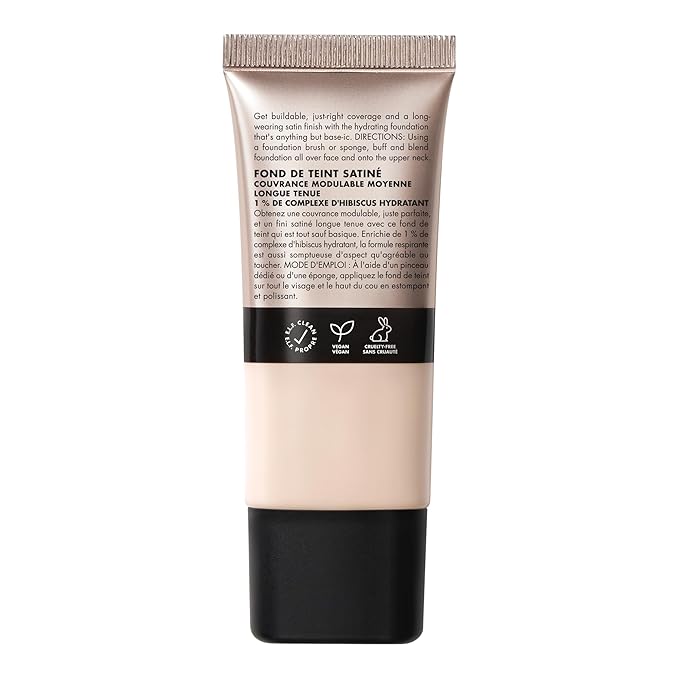 e.l.f. Soft Glam Foundation, Medium Coverage, Long-Lasting & Fair Cool
