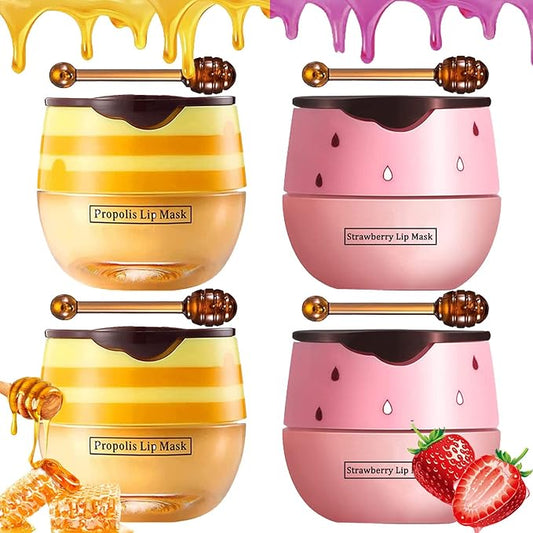 Bee Lip Balm Honey Pot, 4