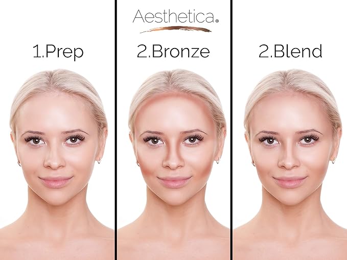 Aesthetica Sunset Bronzer Powder - Matte Bronzing Powder