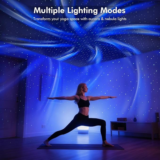 Rossetta Galaxy Projector, Star Projector for Bedroom with Bluetooth Speaker & White Noise, Remote, Timer, Night Light for Kids Room Decor, Party, Birthday & Christmas Gifts for Adults Teen Girls Boys