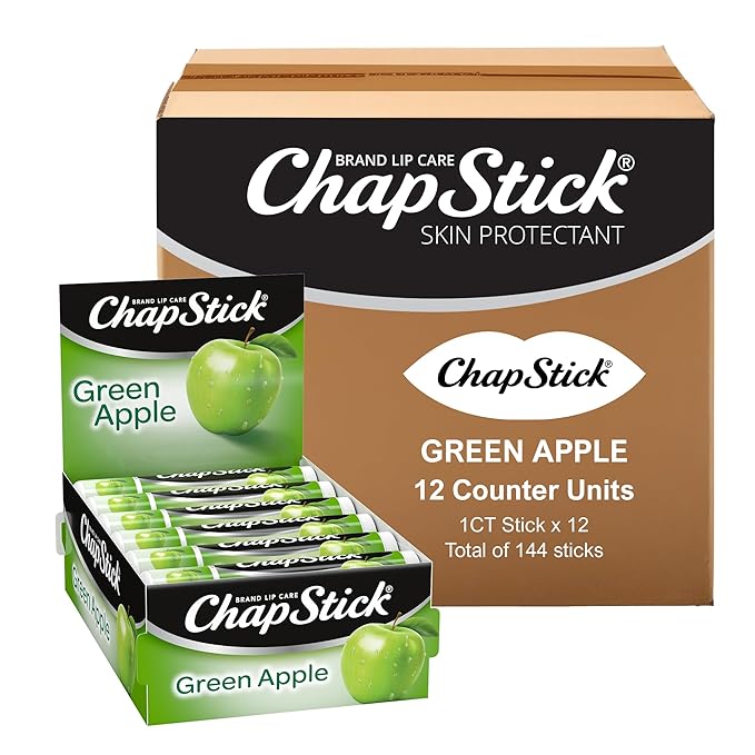 ChapStick Bulk Lip Balm Green Apple, oz,
