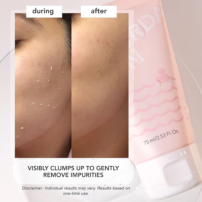 Saturday Skin Rub-A-Dub Refining Peel Gel Facial Cleansing Gels Facial Cleansing Washes Natural Fruit Enzymes Mild Cleanser Exfoliating Great for sensitive skin (2.53 Fl. Oz. (75ml))