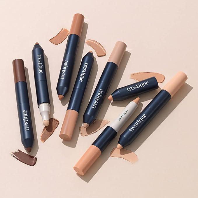 Trestique Concealer Crayon, Refillable Makeup Concealer With Built-In