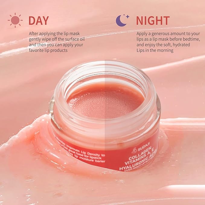 Lip Mask, Collagen Hydrating Lip Balm,
