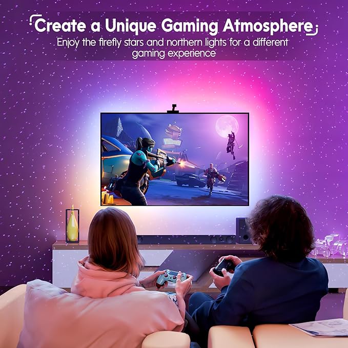 Rossetta Star Projector, Galaxy Light Projector White Noise Bluetooth Speaker with Remote Control, Aurora Projector Starry Night Light Projector for Kids Adults, Home Theater, Ceiling, Home Decor