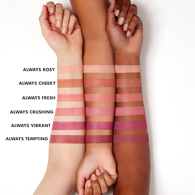 e.l.f. Primer-Infused Matte Blush, Long-Lasting, Lightweight & Buildable Always Vibrant