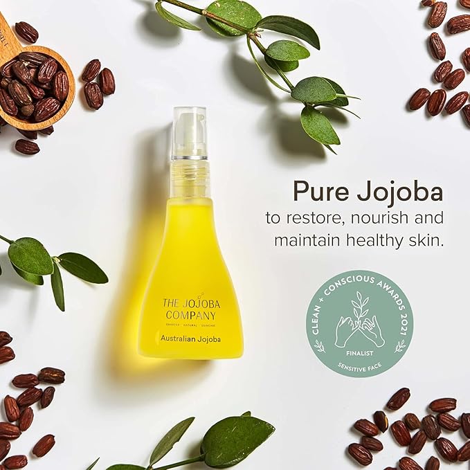 Australian Jojoba - Sustainably Grown Wadi-Wadi Jojoba - Vitamins A, D & E - Hypoallergenic - Cruelty-free - For All Skin Types - 85ml