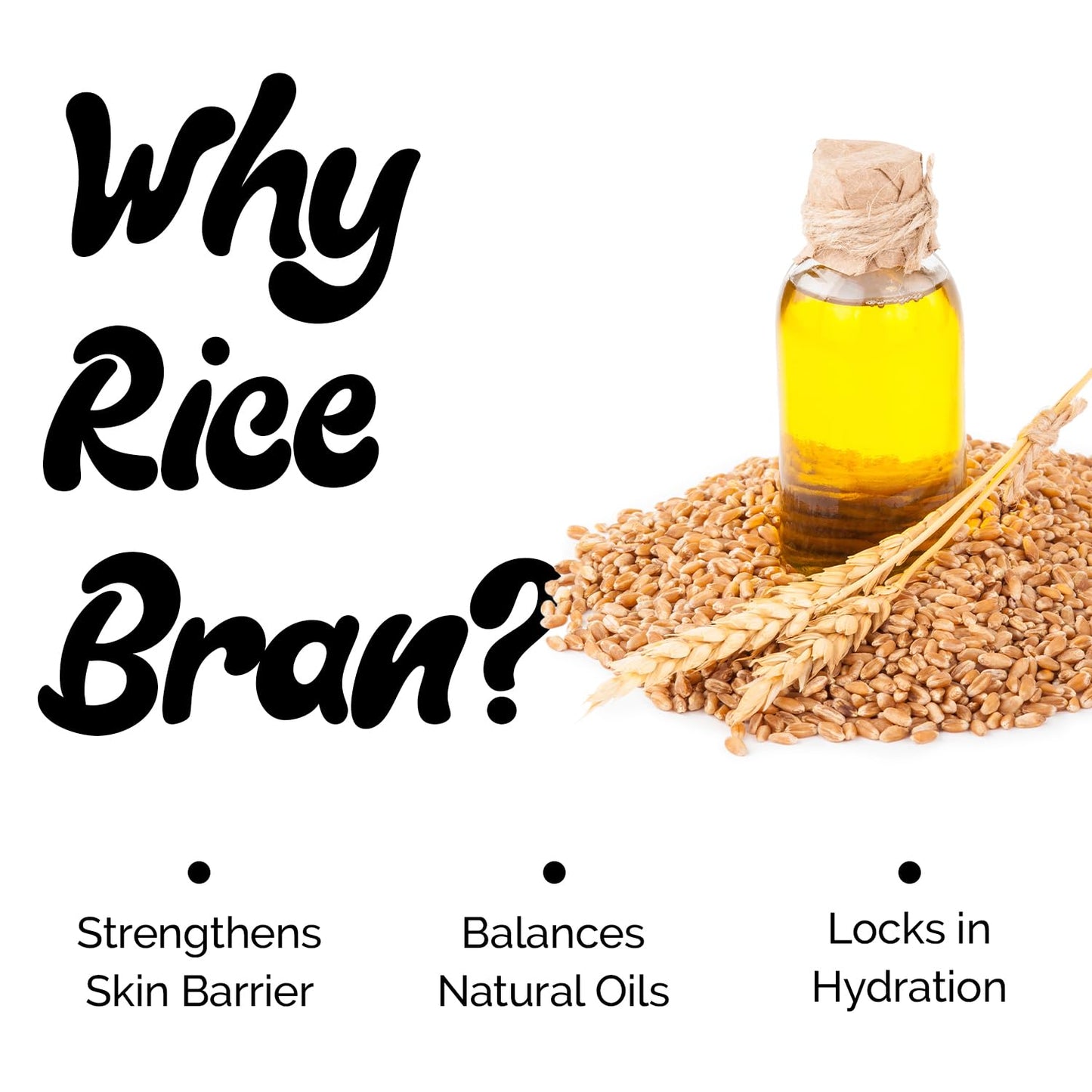 Pioom Rice Bran Cleansing Foam, Facial Cleanser, Face Wash, Moisture Balance, for Sensitive Skin Korean Skincare, 500ml