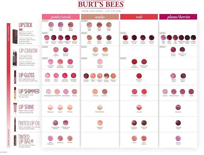 Burt's Bees 100 % Natural Moisturizing Tinted Lip Moisturizing