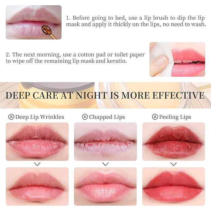 Bee Honey Lip Balm Honey Pot,