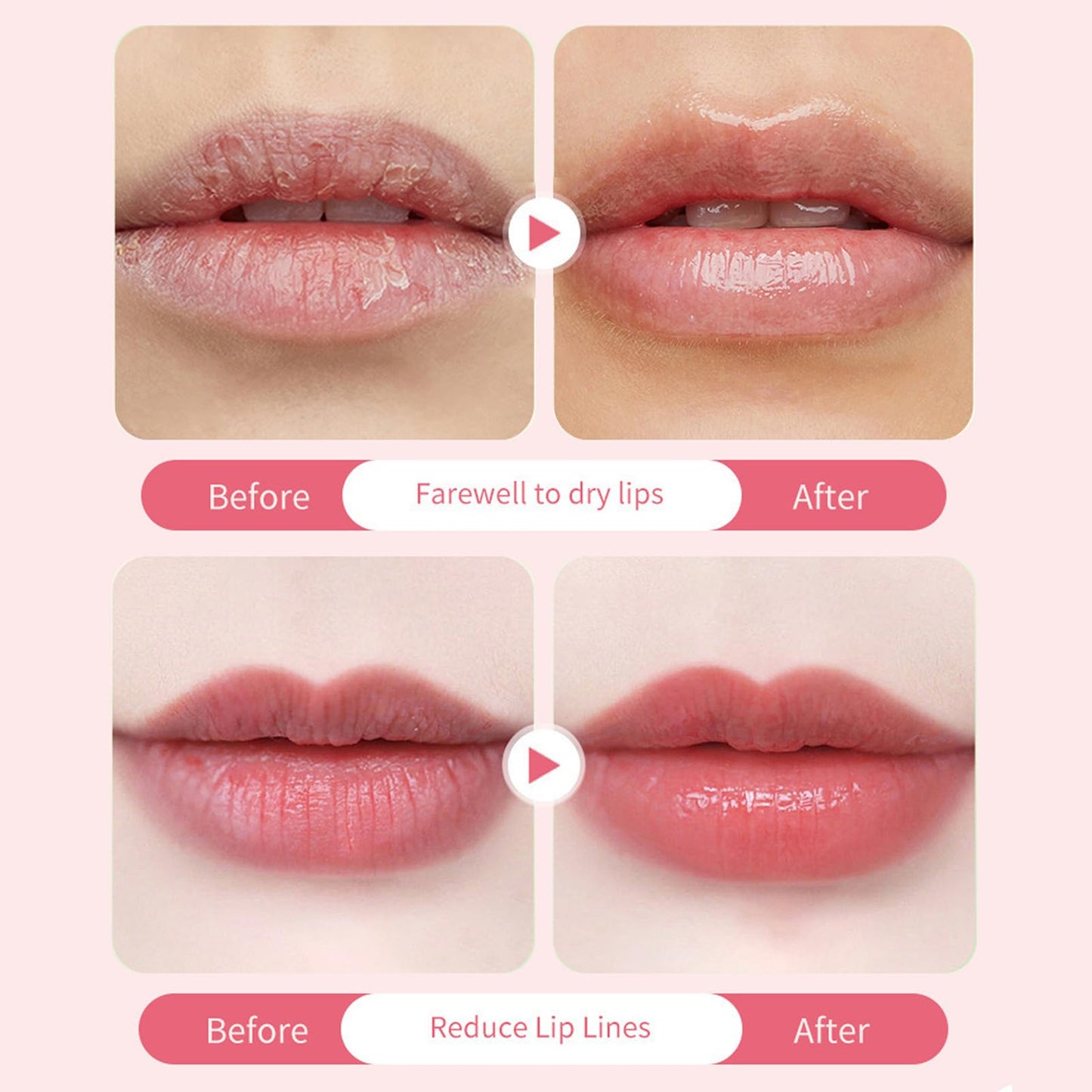 LAIKME Lip Sleeping Mask, Overnight Lip Mask for Dry Cracked Lips, Long Lasting Deep Moisturizing Nourish Dry Lips, Gentle Exfoliating, Restore Softness, Smooth Fine Lines, Non-Sticky Formula (Berry)