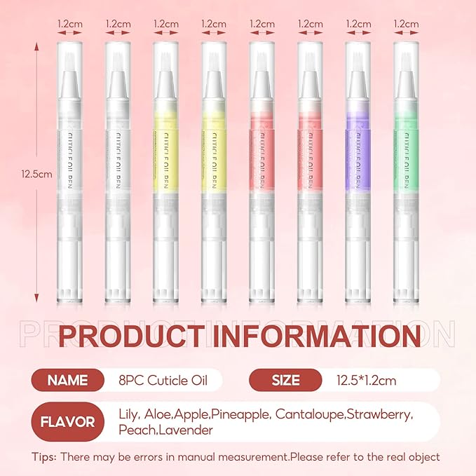COSCELIA 8pcs Cuticle Oil Pen