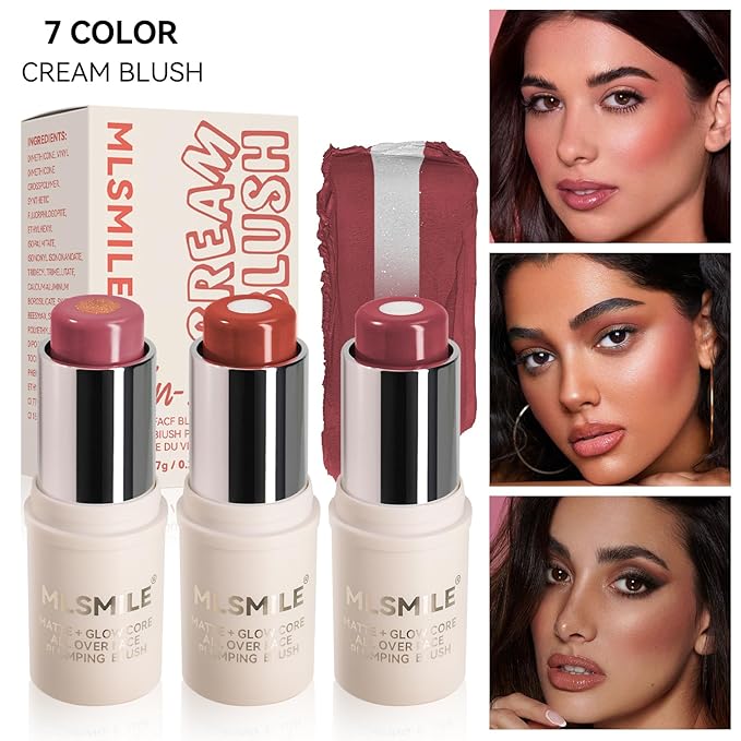 Cream Blush, Jelly Blush, Beauty Blush Makeup Sticks, Stick #03