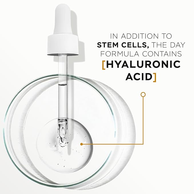 Beauty Boost Facial Serum: Cotton Stem Cells & Hyaluronic Acid, Anti-Aging Formula for Women & Men, Morning Serum, Fights Photoaging, Sun Protection, 30 ml