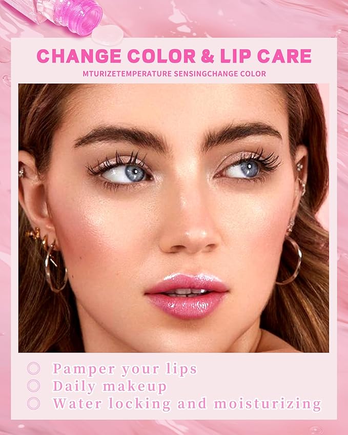 Magic Color Changing Lip Oil Jelly Blush Tint Magic