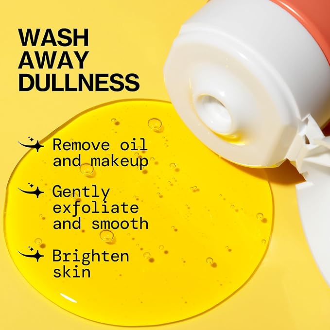 Pacifica Beauty Glow Baby Brightening Face Wash & Enzyme Face Scrub Set, Skincare, Vitamin C, Glycolic Acid, Vitamin E, Facial Cleanser, Exfoliator, Skin Care, Vegan, 5 fl oz and 4 fl oz (Set of 2)