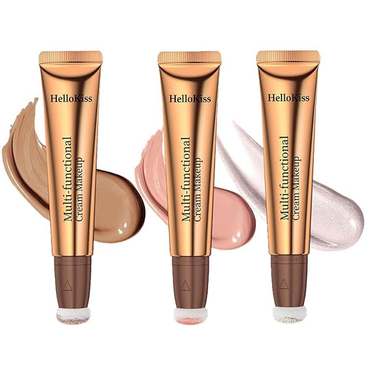 Contour Beauty Wand,Liquid Highlighter Makeup Wand, Face Blush White Highlight