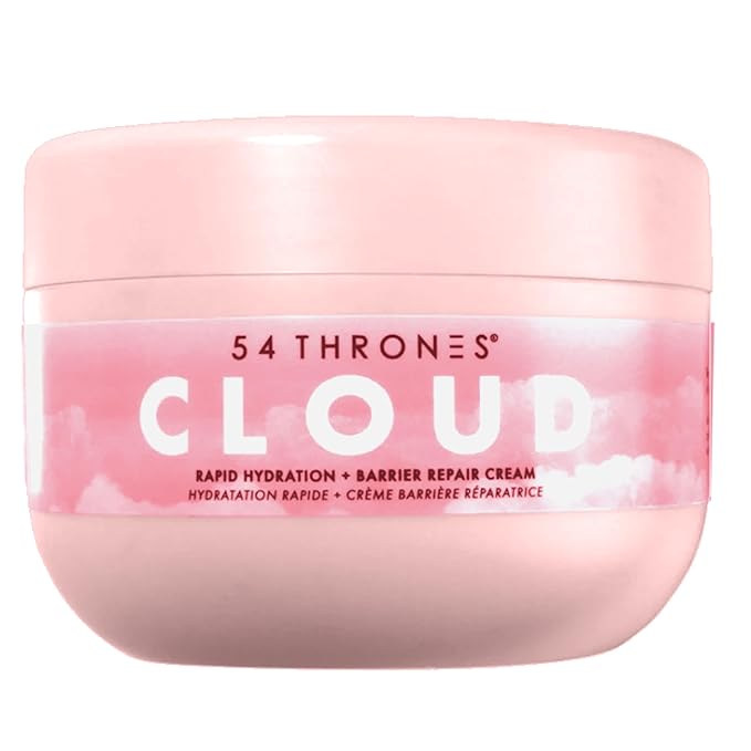 Barrier Repair Cloud Cream, Ultimate Hydrating Skin Care, Hydrating Peptide Moisturizer, Skin Repair Cream, Active Repair, Kenyan Hibiscus + Moroccan Rose