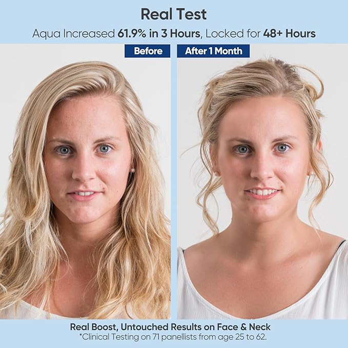 Hyaluronic Acid Serum for Face with Vitamin B5, C, E & Niacinamide, Hydrating & Plumping Face Serum for Sensitive Skin, Fragrance-Free 1 Fl Oz