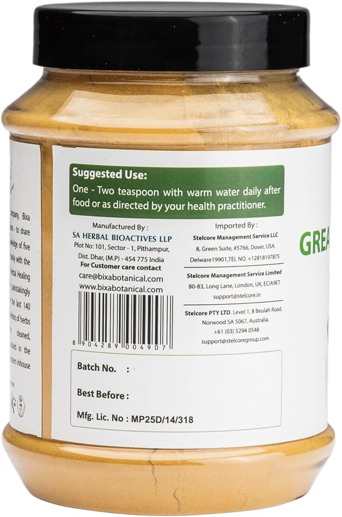 bixa Botanical | Greater Galangal Root Powder | Alpinia Galanga Kulinjan | For Soups and Cooking | Ayurvedic Herbal Supplement | Kosher | Steam Treated | Non GMO | Vegan | 100 Percent Pure |7 oz 200 g