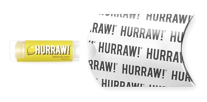 Hurraw! Lemon Lip Balm: Organic, Certified