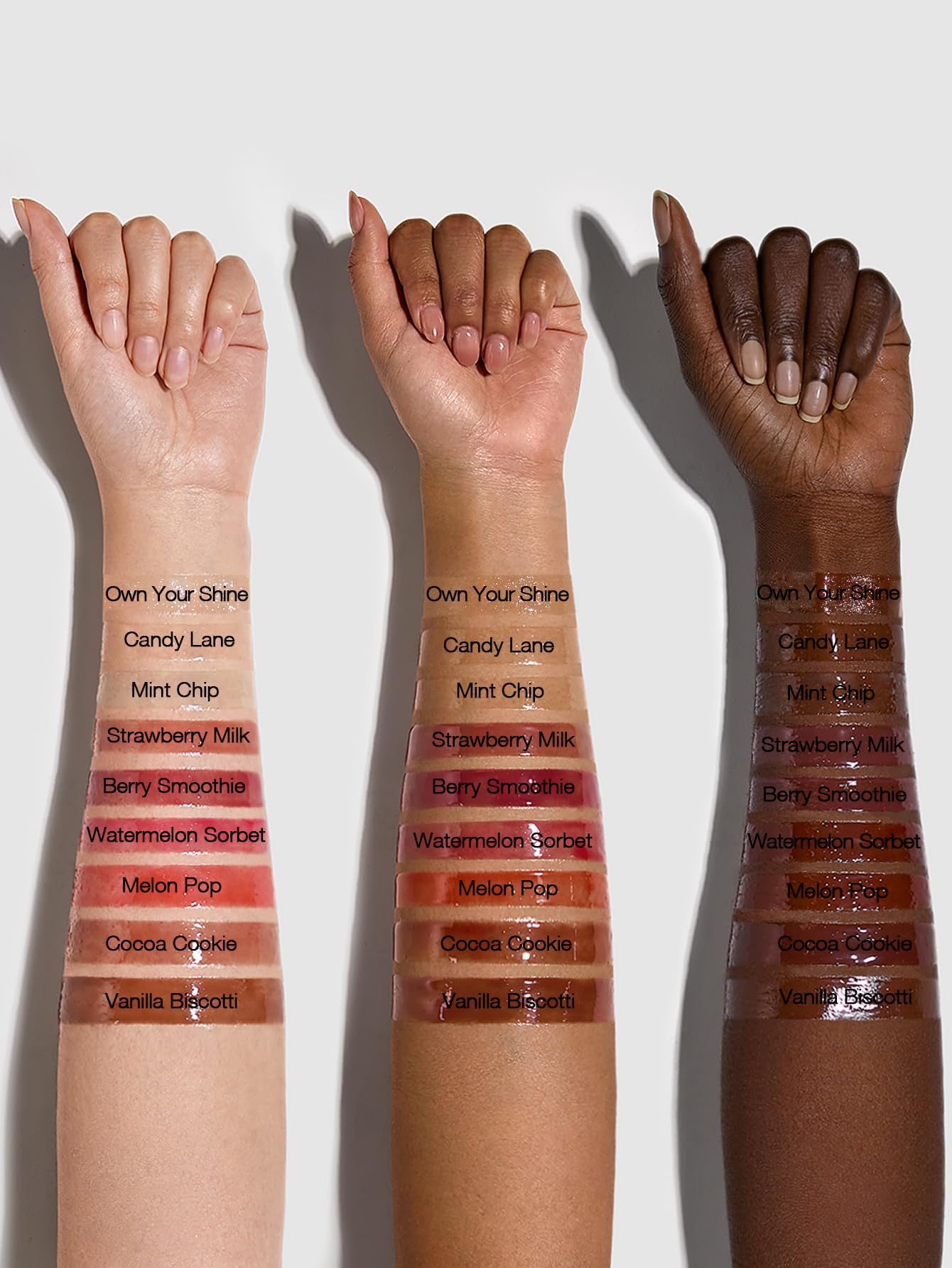 SHEGLAM Crystal Glaze Moisturizing Lip Gloss Hydrating Jelly Long Lasting Waterproof Plumping Lip Gloss-Watermelon Sorbet