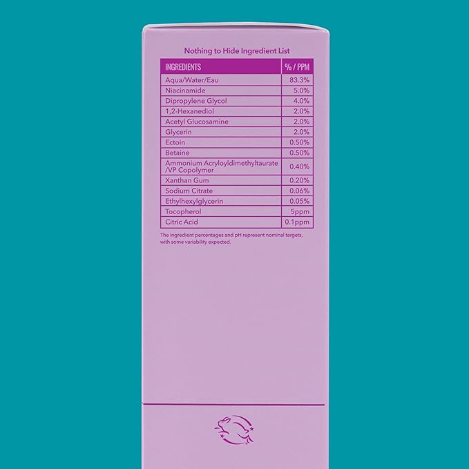 Good Molecules 5% Niacinamide Serum With Ectoin - Ultra Hydrating Serum to Target Enlarged Pores, and Acne - Moisturizing, Pore Minimizer for Face - Skin Care