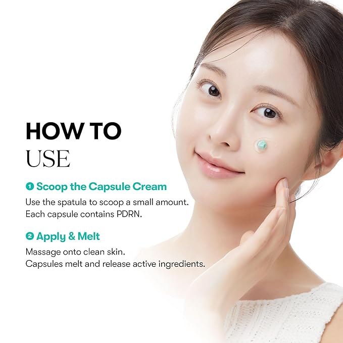 VT COSMETICS PDRN Capsule Cream 100, Hydrating Face Moisturizer with 100,000ppm PDRN, Hyaluronic Acid, 9 Peptides, Firming & Plumping Nourishing Cream, Korean Skin Care (1.69 fl. oz.)