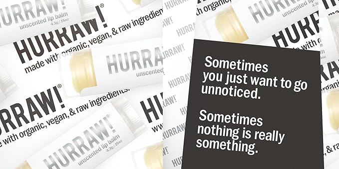 Hurraw! Unscented Lip Balm, 2 Pack: Palm