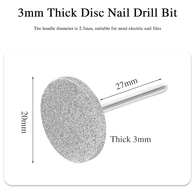 2 Pcs Sanding Disc Nail