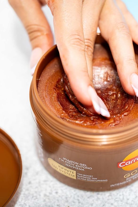 Carroten Gold Shimmer Intensive Tanning Gel SPF0- Shimmering - Pack of 2