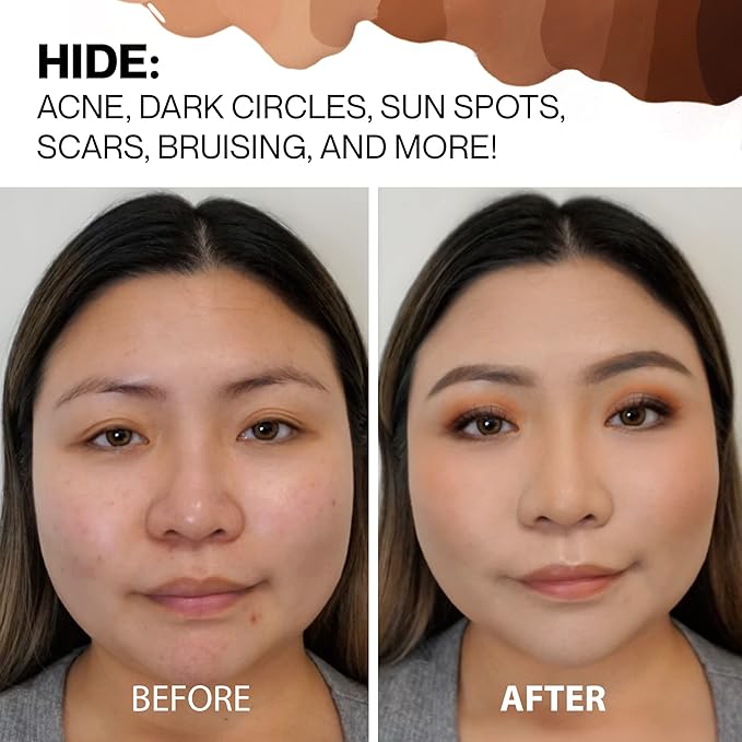 HIDE Liquid Concealer, Medium to Full Coverage Concealer fl oz