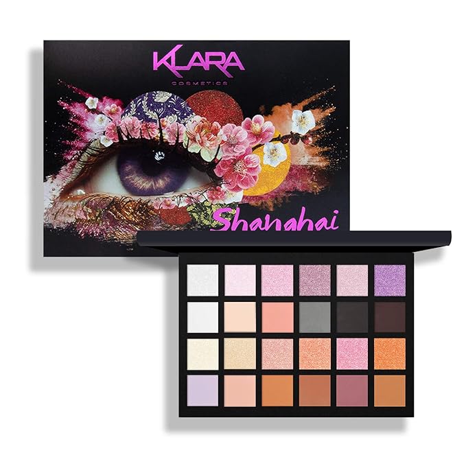 24 Eyeshadow Palette - Festive Vibrant Shimmer Matte