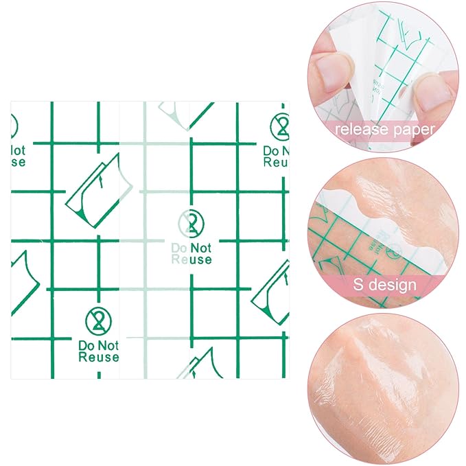ANCIRS 150pcs Disposable Makeup Hand Palettes, 2.4x2.4inch Adhesive