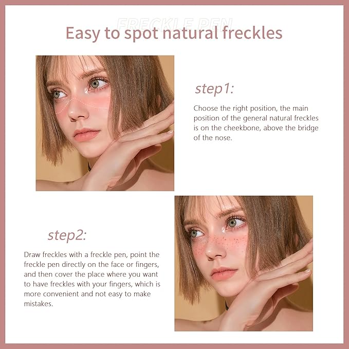 Freckle Pen 3 Colors Waterproof Long Lasting Quick