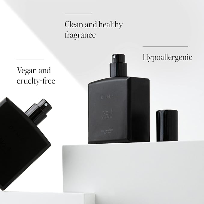 Dime No. 1 Cologne For Men, 1.7 oz / 50 ml - A Bold Blend of Sparkling Grapefruit, Dark Rhum, Amber Woods and Cardamom