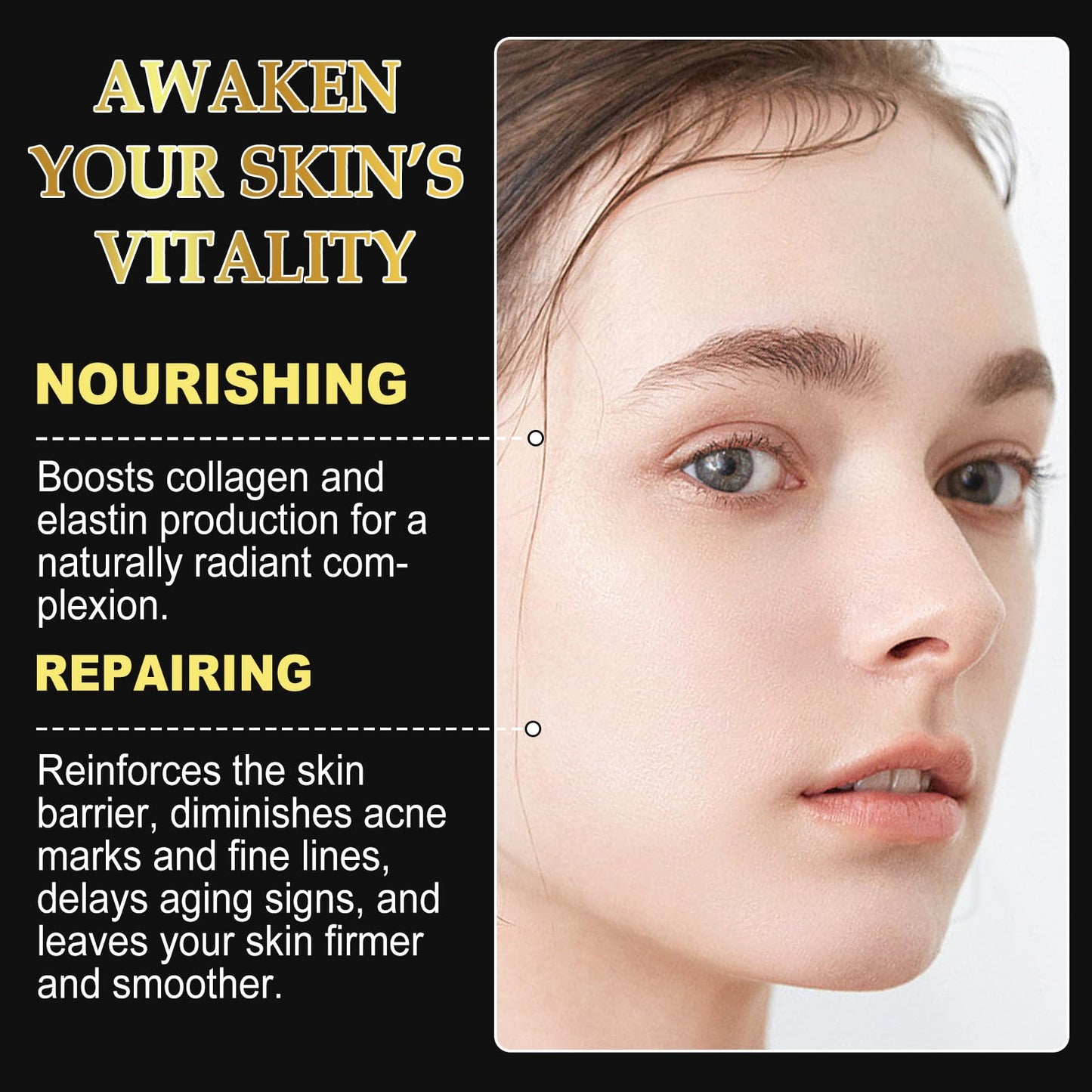 Snail Mucin Mask - Collagen Face Mask, Hydrating Mask Sheet with Hyaluronic Acid, Anti Wrinkle Anti Aging Deep Moisturizing Natural Snail Mucin Serum Daily Treatment for Dry, Sensitive Skin (6 PCS)