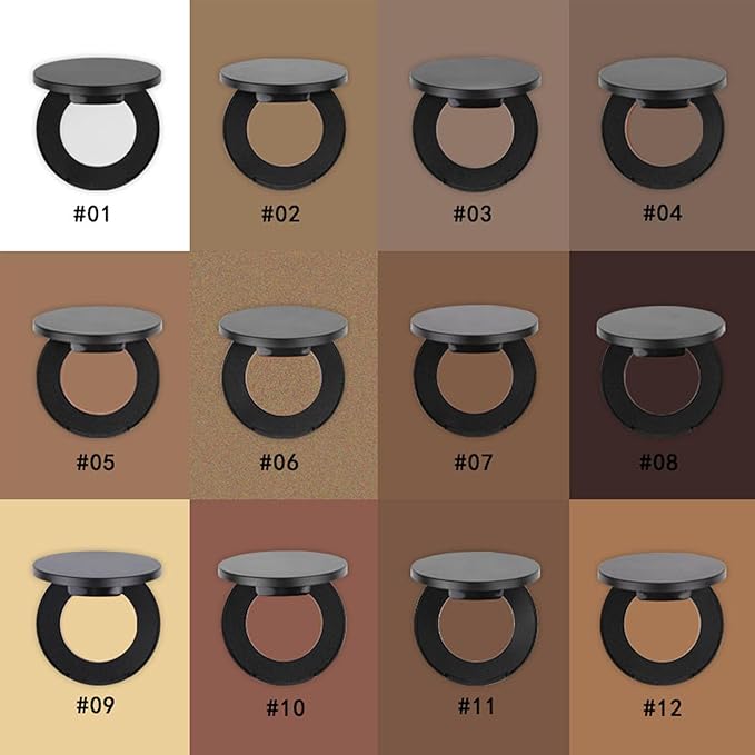 Flawless Pressed Powder, Setting Powder Makeup, Longwear Face Finish 02